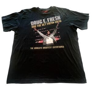 NEW DOUG E FRESH Graphic T SHIRT 2XL TEE Mens Womens Worlds Greatest 100% Cotton